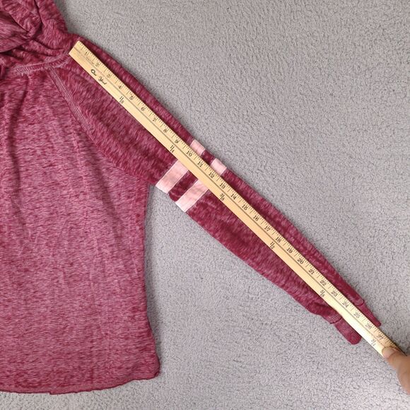 No boundaries Hoodie Women's Medium Burgundy Indian Design‎ Long Sleeve Pullover - Picture 14 of 14